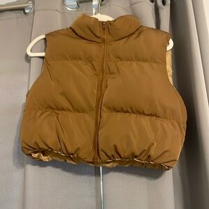 ANAYSN Women’s Cropped Puffer Vest